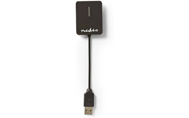 Nedis concentrador USB - 4 puertos - USB 2.0 - Tamaño de Viaje