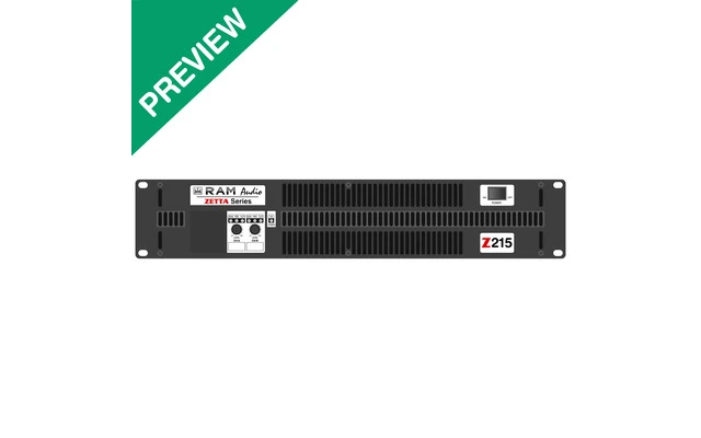 Ram Audio Z 215 - Amplificador de PA 2 x 750 W 2 Ohmios