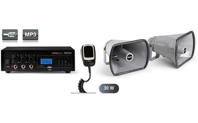 Sistema de megafonia portatil USB / MP3 - PEM-73