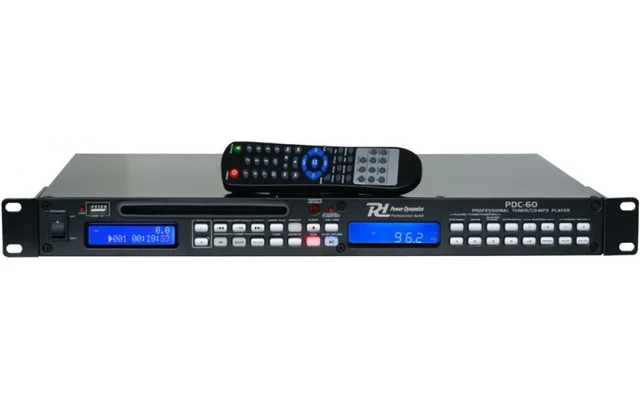 Power Dynamics PDC-60 Radio de 1 RU con reproductor USB/CD