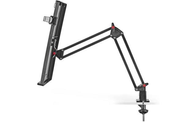 Soporte Ergonómico para Documentos - Movimiento Completo - Soporte de Escritorio - Negro