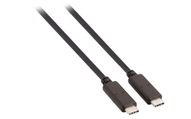 USB 3.1 Cable USB-C Male - USB-C Male 1.00 m Black GEN 1 (5 Gbps) - Maxxtro 104020