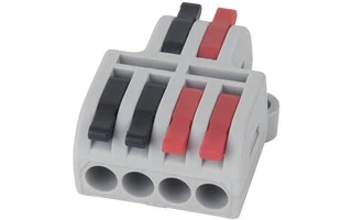 Showgear Conector para enlazar cables de 4 a 2 Hasta 16 A / 250 V