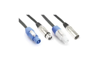 PD Connex Ligero Combi Cable Alimentacion B - XLR M/ Alimentacion A - XLR F 15m