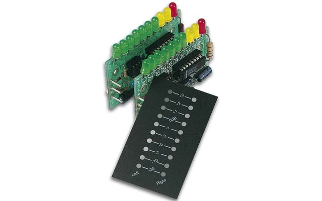 Vúmetro de 2 x 10 LEDs