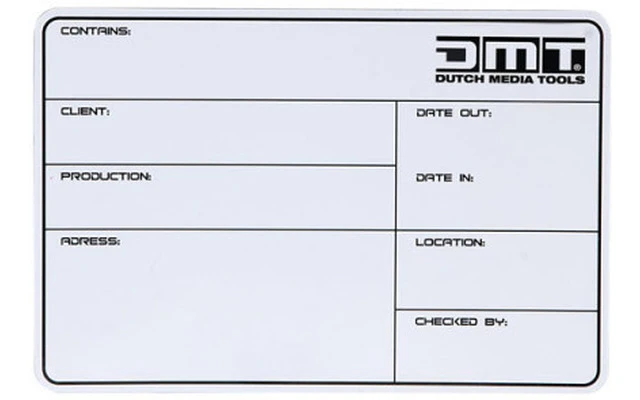 DAP Audio Flightcase Label - DMT Logo