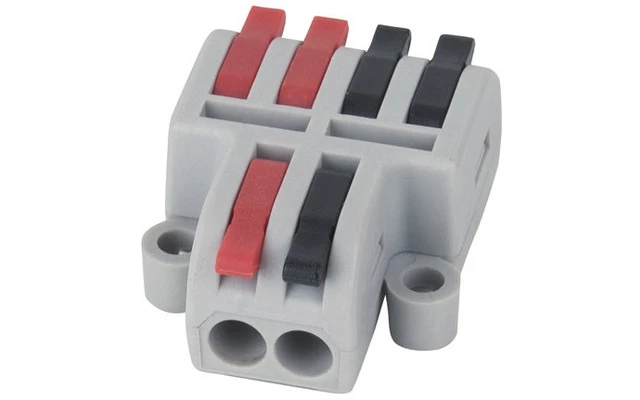 Showgear Conector para enlazar cables de 4 a 2 Hasta 16 A / 250 V