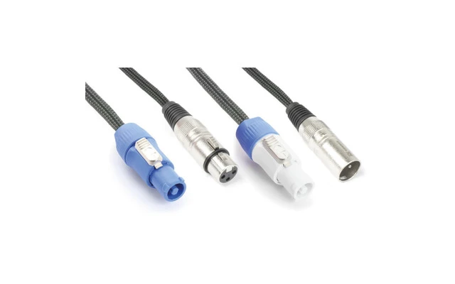 PD Connex Ligero Combi Cable Alimentacion B - XLR M/ Alimentacion A - XLR F 15m