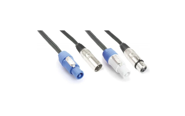 PD Connex Ligero Combi Cable Alimentacion B - XLR M/ Alimentacion A - XLR F 15m