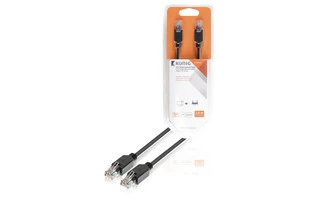 Cable de red UTP CAT5e de RJ45 macho a macho de 2,00 m en gris