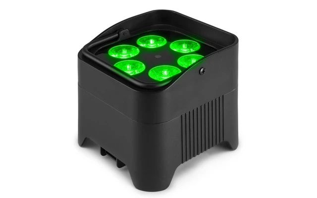 Beamz BBP96SW Foco PAR Negro con bateria 6x 12W WDMX