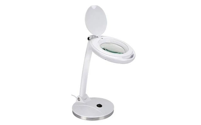 LÁMPARA LED CON LUPA 5 DIOPTRÍAS- 48 LEDs - COLOR BLANCO