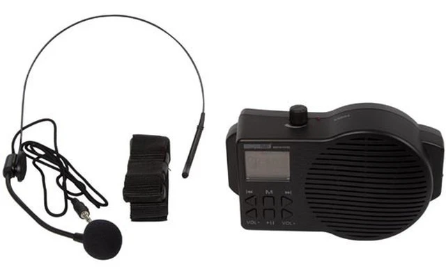 Sistema de audio portátil con puerto USB/ranura de tarjeta SD y Radio FM