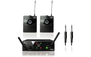 AKG WMS 40 PRO Mini petaca instrumental SET dual