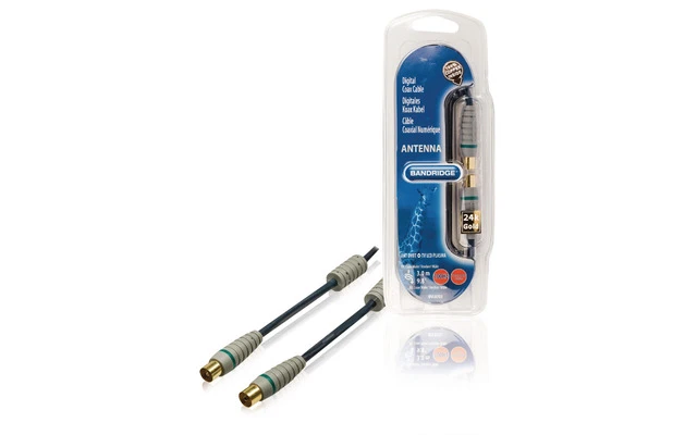 Cable de Antena Digital para Pantalla Plana 3.0 m - Bandridge BVL8703