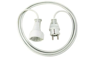 Cable de plástico 2m blanco H05VV-F 3G1,5 - Brennenstuhl 1168120015