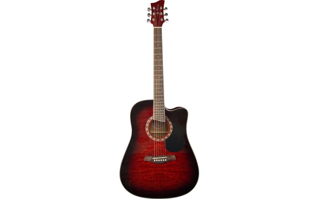 Jay Turser JTA-454QCET Red Sunburst