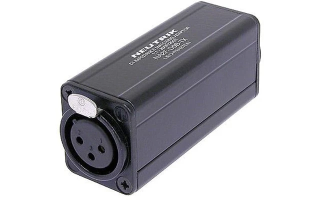 Neutrik NA 2 FD 0 BTX Adaptador miniatura con Transformador balanceador XLR hembra a RCA hembra