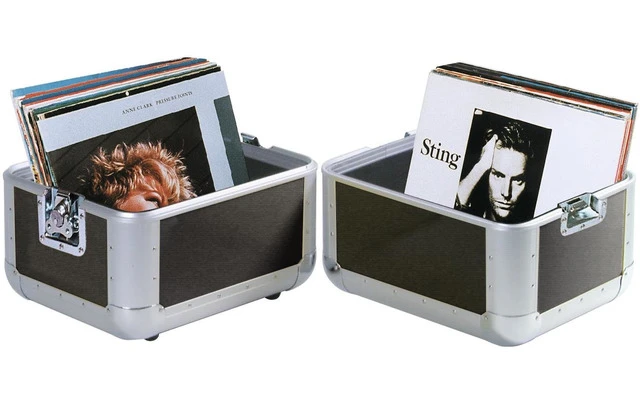 Roadinger Record Case ALU 50/50 Negro