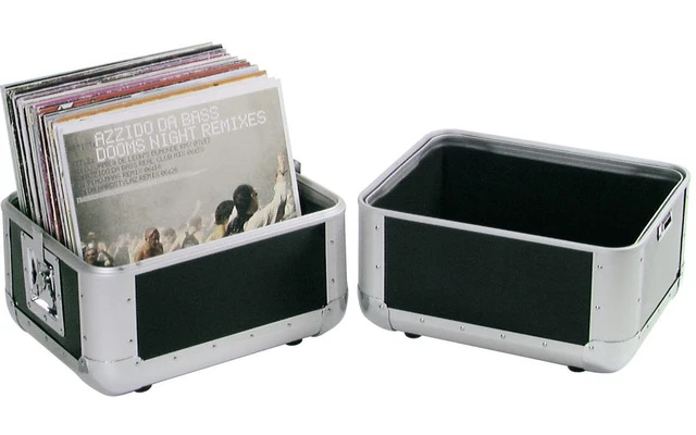 Roadinger Record Case ALU 50/50 Negro