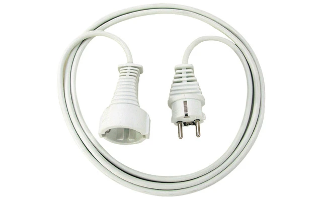 Cable de plástico 2m blanco H05VV-F 3G1,5 - Brennenstuhl 1168120015
