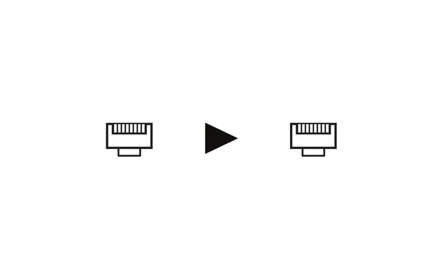 Conector RG45 macho a conector RJ45 macho / profesional / 20.0m