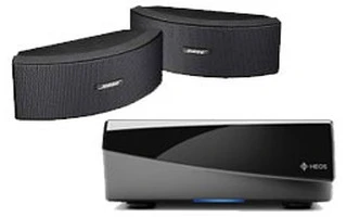 Denon Heos AMP + Bose 151 Negro pareja