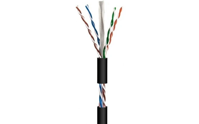 Bobina UTP Cat 6 rígido exterior - Bobina de 100 metros