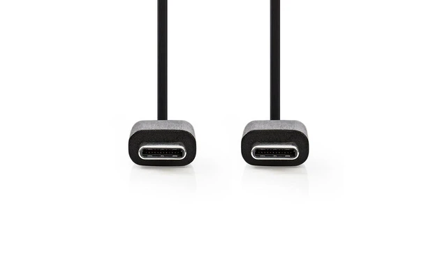 Cable de Carga y Sincronización - USB-C™ Macho - USB-C™ Macho - 1,0 m - Negro - Nedis CCGT60700B