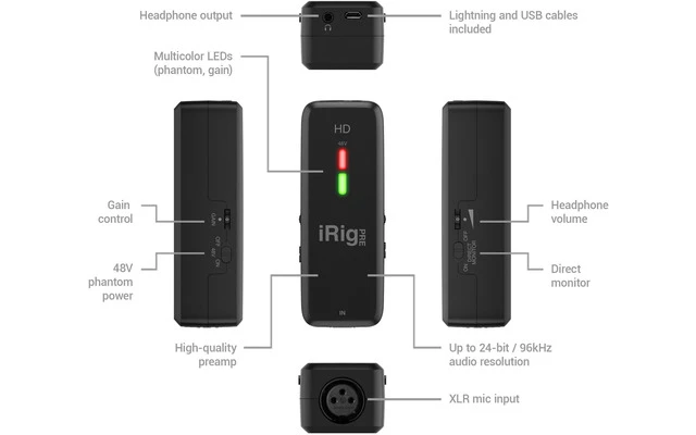 IK Multimedia iRig Pre HD - Stock B