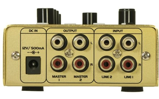 Omnitronic Gnome 202P Mini Mixer Gold