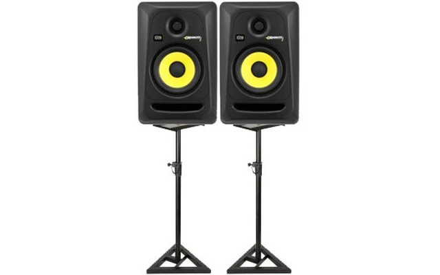 Conjunto altavoces de estudio con soportes Krk g3  