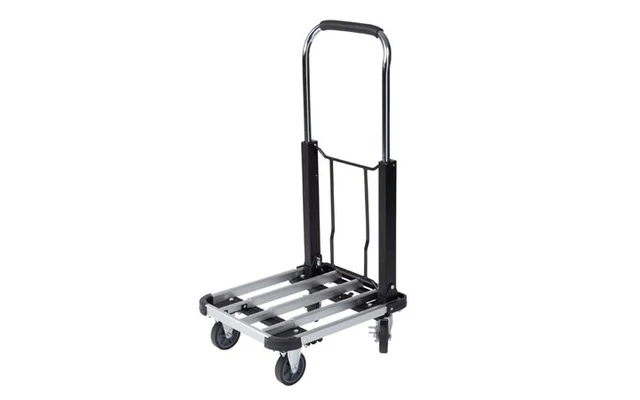 CARRETILLA DE MANO CON PLATAFORMA - ALUMINIO - 725 x 475 x 750 mm - CARGA MÁX. 150 kg
