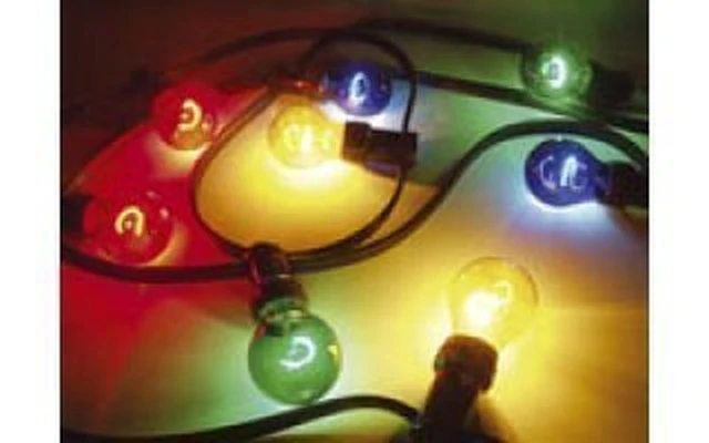Cadena de luz festiva para exterior, 11.5m