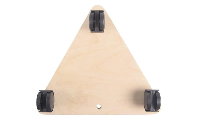 PLATAFORMA CON RUEDAS - TRIANGULAR - 290 x 290 x 290 mm - CARGA MAX. 50 kg