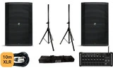 2x Mackie Thump 215XT + Midas MR 18 + Oqan