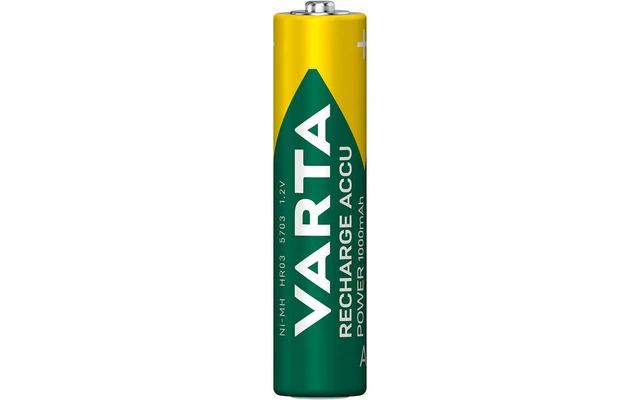 Pilas NiMH AAA/LR03 1.2 V 1000 mAh Professional en blíster de 2 pcs - Varta 5703.301.402