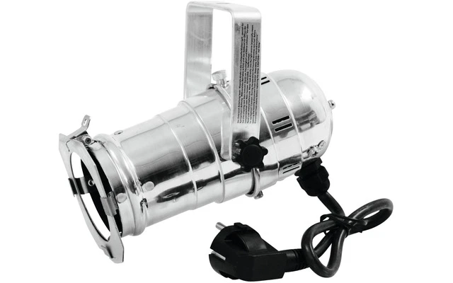 EUROLITE Set PAR-20 Spot sil + PAR-20 230V COB 6W E-27 LED 1800-3000K dim2warm