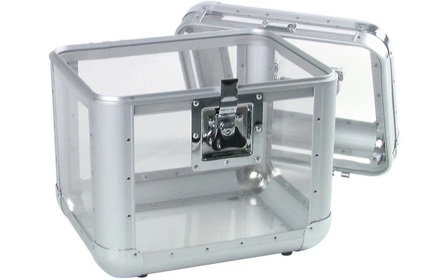 Roadinger Maleta discos vinilos transparente 