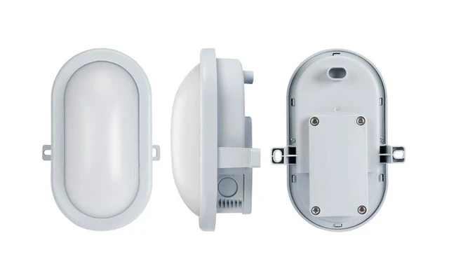 ILUMINACIÓN LED DE PARED - FORMA OVALADA - 5.5 W - COLOR BLANCO NEUTRO