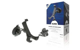 Universal Smartphone Mount In-Car Window and Air Vent Black - Sweex DS110V2