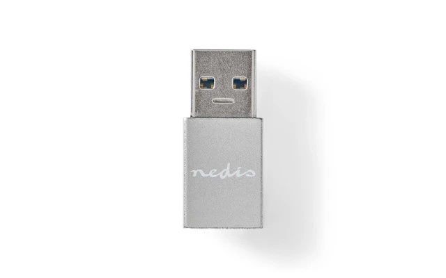 Adaptador USB - USB 3.2 Gen 1 - USB-A macho - USB-C Hembra - 5 Gbps - Niquelado