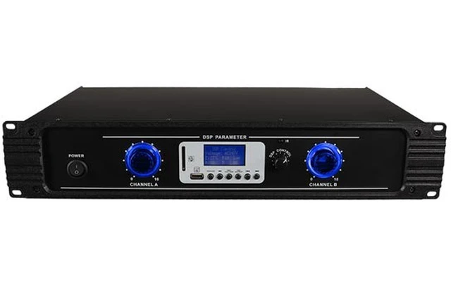 HQ Power Eriana 100 - Amplificador de potencia 2 x 100W RMS - Bluetooth & USB