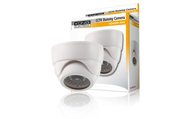 Cámara CCTV Falsa ajustable para interior estilo domo