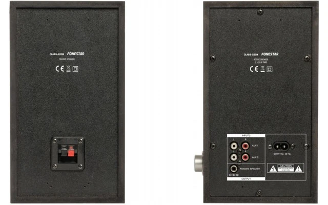 Fonestar Class 220N Pareja de altavoces activos color negro