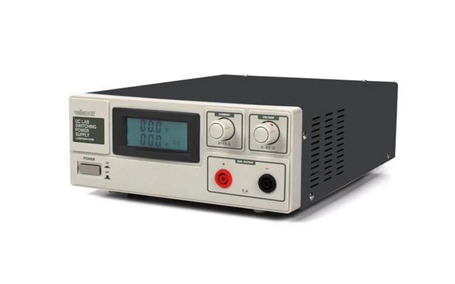 FUENTE DE ALIMENTACIÓN CONMUTADA DC PARA LABORATORIO 0-60 VDC / 0-15 A MÁX. CON PANTALLA LCD