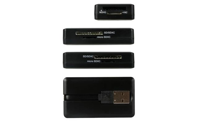 Lector de tarjetas SD 2 Go - doble ranura SD/MicroSD