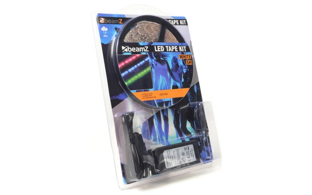 BeamZ Kit de cinta LED 5m Blanco 60 LEDs/m IP65