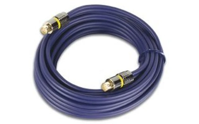 Cable vídeo SVHS,2 x conector macho mini-din 4 polos, dorados , 1.5 metros