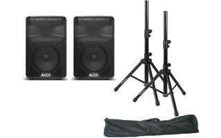 2x ALTO TX308 + Pareja de tripodes altavoz + bolsa transporte , carga máx 30 Kg y altura máxima 